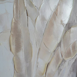 Folira Hand Painted Canvas In Frame - Artistic Wall Decor - thumbnail 4