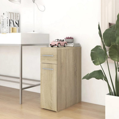 Walplus Apothecary Cabinet Sonoma Oak 20X45.5X60 Cm Engineered Wood - image 1