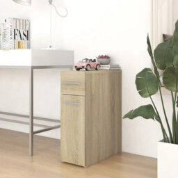 Walplus Apothecary Cabinet Sonoma Oak 20X45.5X60 Cm Engineered Wood - thumbnail 1
