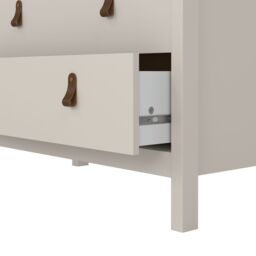 Madrid Matt Cashmere No Effect 3 Drawer Chest (H)797mm (W)823mm (D)384mm - thumbnail 5
