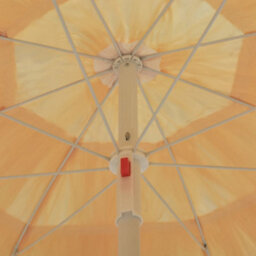 Berkfield Beach Umbrella Natural 180 Cm Hawaii Style - thumbnail 4