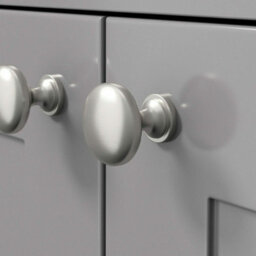 Affine 600mm Bathroom Mirror Cabinet 2 Door Storage Cupboard Wall Hung Grey Traditional - thumbnail 8