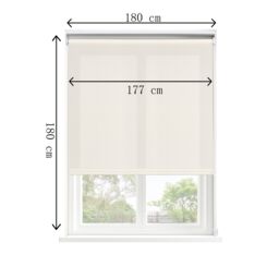 GoodHome Halo Corded Off White Daylight Roller Blind (W)180Cm (L)180Cm - thumbnail 2