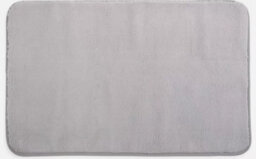 Erin Faux Fur Shower Bath Mat Bathroom Non-Slip Indoor Machine Washable 50 X 80Cm  Grey - thumbnail 2