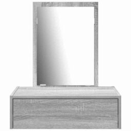Walplus Dressing Table With Drawer Grey 60 X 40 X 70 Cm Engineered Wood - thumbnail 6