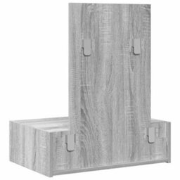 Walplus Dressing Table With Drawer Grey 60 X 40 X 70 Cm Engineered Wood - thumbnail 8