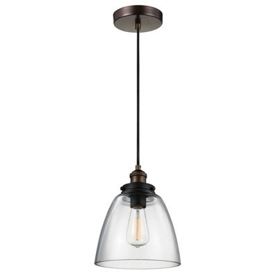 Stylish Pendant Ceiling Light With Aged Brass And Dark Zinc Finish For Modern Interiors