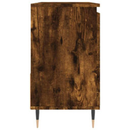Berkfield Industrial Bathroom Cabinet Smoked Oak 65X33X60 Cm Engineered Wood - thumbnail 6