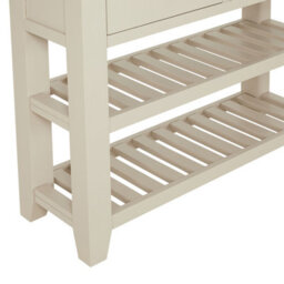 The Furniture Market Cheshire Dove Grey Painted 2 Drawer Hall Console Table - thumbnail 6