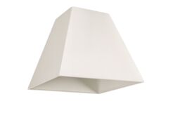 GoodHome Qarnay Cream Fabric Dyed Pyramid Light Shade (D)20Cm - thumbnail 2