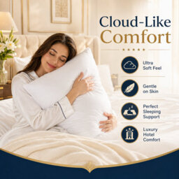 Chilimilii Pillows Hotel Quality Bounce Back Hollowfiber Filled Pillow Anti-Allergic Pack Of 8 - thumbnail 8
