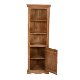 Worcester Artistry Mango Wood Corner Bookcase - thumbnail 3