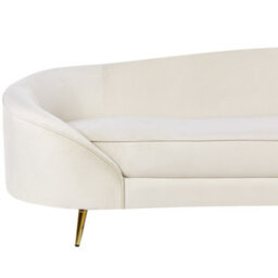Beliani Sofa 2 Seater Savar Velvet Light Beige - thumbnail 6