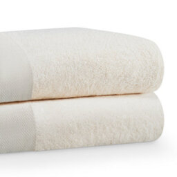 Aten Homeware Cream Luxury Egyptian Cotton Bath Towels - 70X140Cm - 2 Pack - thumbnail 8