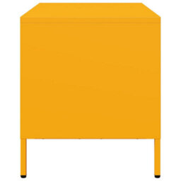 Berkfield Industrial Tv Cabinet Mustard Yellow 68X39X43.5 Cm Cold-Rolled Steel - thumbnail 6