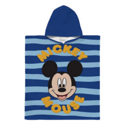 Disney Childrens/kids Mickey Mouse Hooded Towel Blue/yellow (One Size)