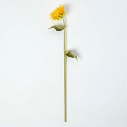 Homescapes Artificial Yellow Handcrafted Sunflower Single Stem, 80 Cm - thumbnail 2