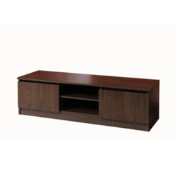 Timber Art Design 2 Door Tv Cabinet Unit Brown