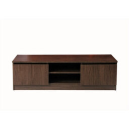 Timber Art Design 2 Door Tv Cabinet Unit Brown - thumbnail 3