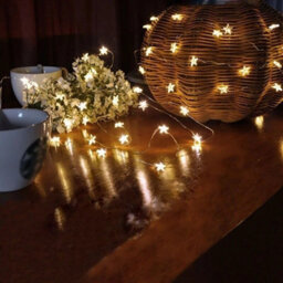 Battery Micro Led Star Lights Warm White 3M 30 Led Garden Fairy String Wedding Party Bedroom Decor - thumbnail 2