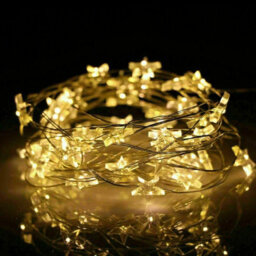 Battery Micro Led Star Lights Warm White 3M 30 Led Garden Fairy String Wedding Party Bedroom Decor - thumbnail 1