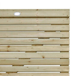 Premier Garden Supplies Slatted Garden Gate Roma Range H.6Ft X W.3Ft Fully Framed Wooden Pressure Treated Decorative Venetian Timber Garden Door - thumbnail 2