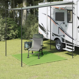 Berkfield Tent Carpet Light Green 200X200 Cm Hdpe - thumbnail 1