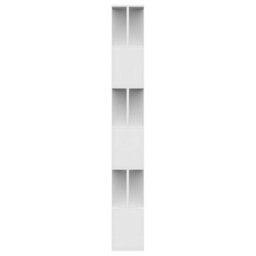 Vidaxl Book Cabinet/room Divider White 80X24X192 Cm Engineered Wood Book Cabinets - thumbnail 6