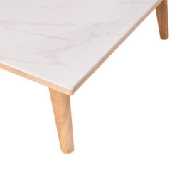 Beliani Coffee Table Walker White Marble - thumbnail 5