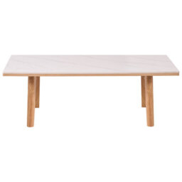 Beliani Coffee Table Walker White Marble - thumbnail 4