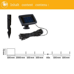 Paulmann 94877 Solar Fairy Lights Aurinka Ip44 3000K 60X3Lm Black - thumbnail 4