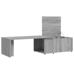 Vidaxl Coffee Table Grey Sonoma 150X50X35 Cm Engineered Wood - thumbnail 7