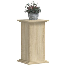 Walplus Plant Stand Sonoma Oak 33X33X60 Cm Engineered Wood - thumbnail 3