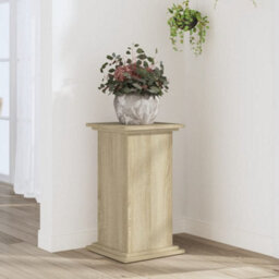Walplus Plant Stand Sonoma Oak 33X33X60 Cm Engineered Wood