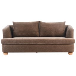Beliani Sofa 3 Seater Rattvik Chenille Brown