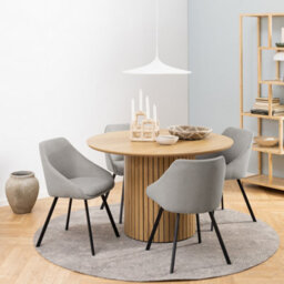 Furniture To Go Yale Dining Table In Matt Wild Oak - thumbnail 5