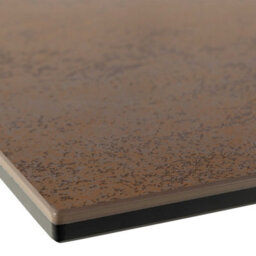 Wyld Haus Perth 168-210Cm Rusty Brown Ceramic Extendable Dining Table With Black Metal Cross Base - thumbnail 5