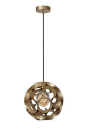 Lucide Hannelore Ceiling Pendant Light Matt Gold / Brass - thumbnail 3
