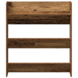 Vidaxl Wall Shoe Cabinet Old Wood 80X18X90 Cm Engineered Wood - thumbnail 5