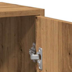 Berkfield Bathroom Sink Cabinet Artisan Oak 60X33X60 Cm Engineered Wood - thumbnail 9