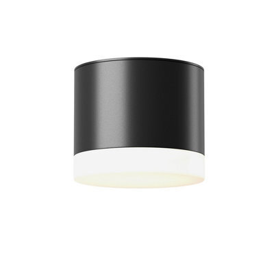 Luminosa Lighting Luminosa Pauline Surface Mounted Downlight Black Ip44 1Xgx53