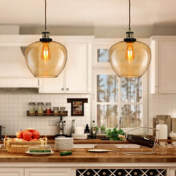 Long Life Lamps Company Modern Vintage Glass Globe Pendant Light M0207 - thumbnail 8