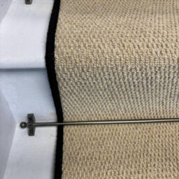 RainbowHome Kalahari Cream Stair Runner With 100% Wool Edge 55 650 - thumbnail 3