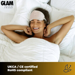 Glamhaus Super King Electric Blanket - Fitted Mattress Bed Cover - White Diamond Quilted - Settings For Feet And Body, Timer - thumbnail 7