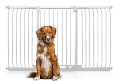 Bettacare Extra Tall Elite Dog Gate, 170Cm - 179Cm, Matt White, Extra Tall 96.8Cm In Height, Pressure Fit Pet Gate - image 1