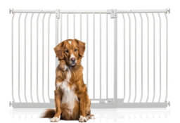 Bettacare Extra Tall Elite Dog Gate, 170Cm - 179Cm, Matt White, Extra Tall 96.8Cm In Height, Pressure Fit Pet Gate - thumbnail 1