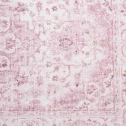 OHS Washable Rug Vintage Living Room Bedroom Carpet Mat, Blush - 66 X 200Cm - thumbnail 7