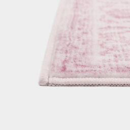 OHS Washable Rug Vintage Living Room Bedroom Carpet Mat, Blush - 66 X 200Cm - thumbnail 6