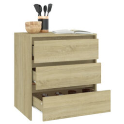 Berkfield Sideboard Sonoma Oak 70X41X75 Cm Engineered Wood - thumbnail 6