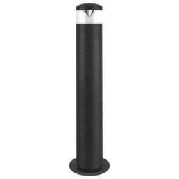 Long Life Lamps Company Led Black Bollard Outdoor Garden Light Zlc303K With 5W Gu10 Cw